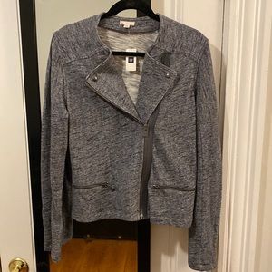NWT Gap Knit Moto Jacket